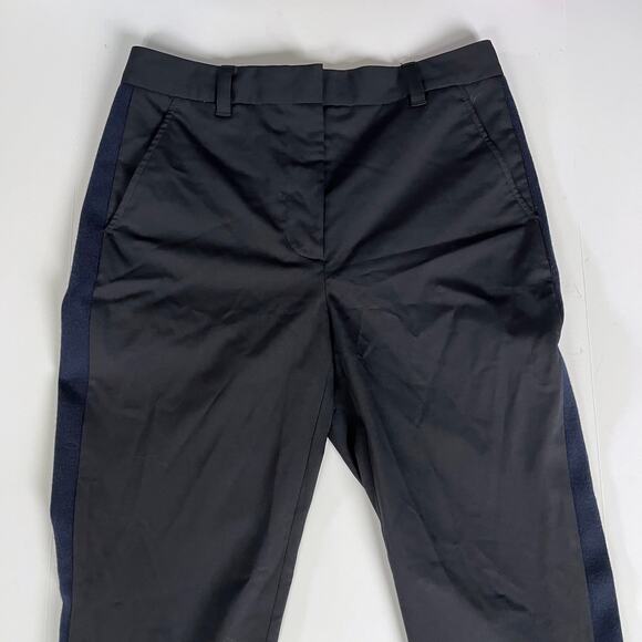 3.1 Phillip Lim Womens Mid-Rise Split Hem Jogger Pants Black Navy Size 2 - Picture 2 of 13
